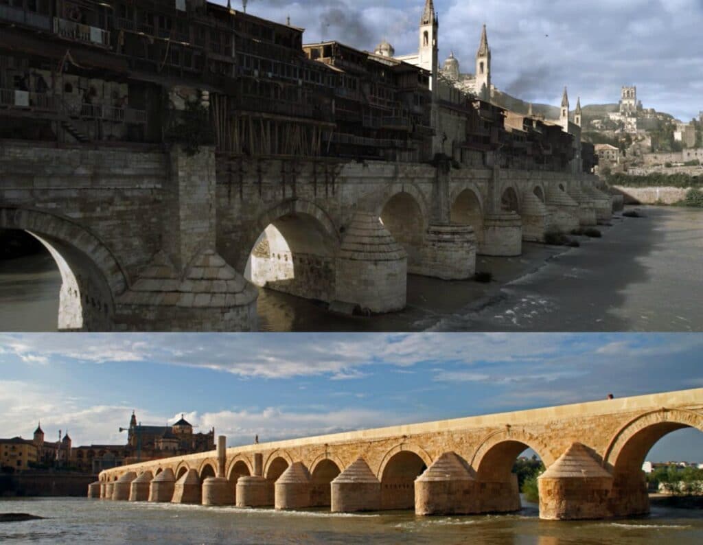 Puente Romano de Córdoba en la serie Juego de Tronos